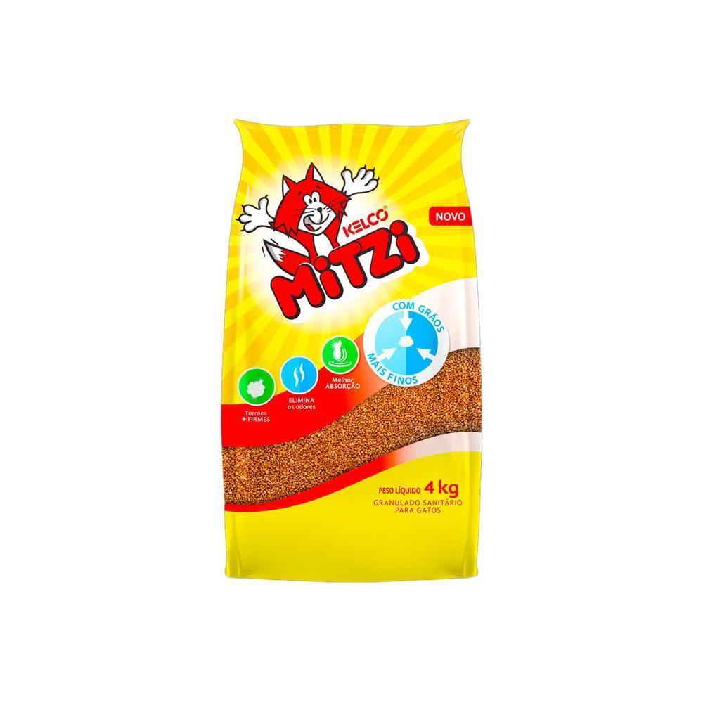 Areia Higiênica Mitzi para Gatos 4Kg