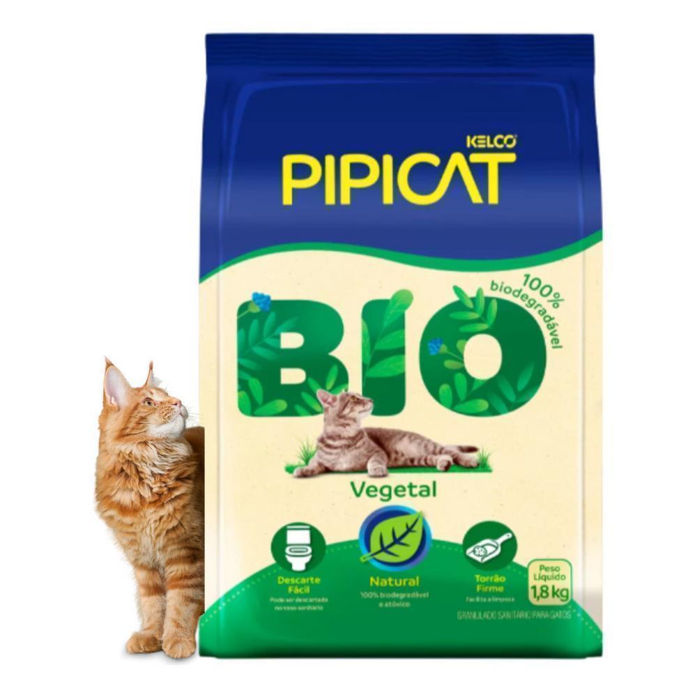 Areia Sanitária Pipicat Bio 1,8Kg