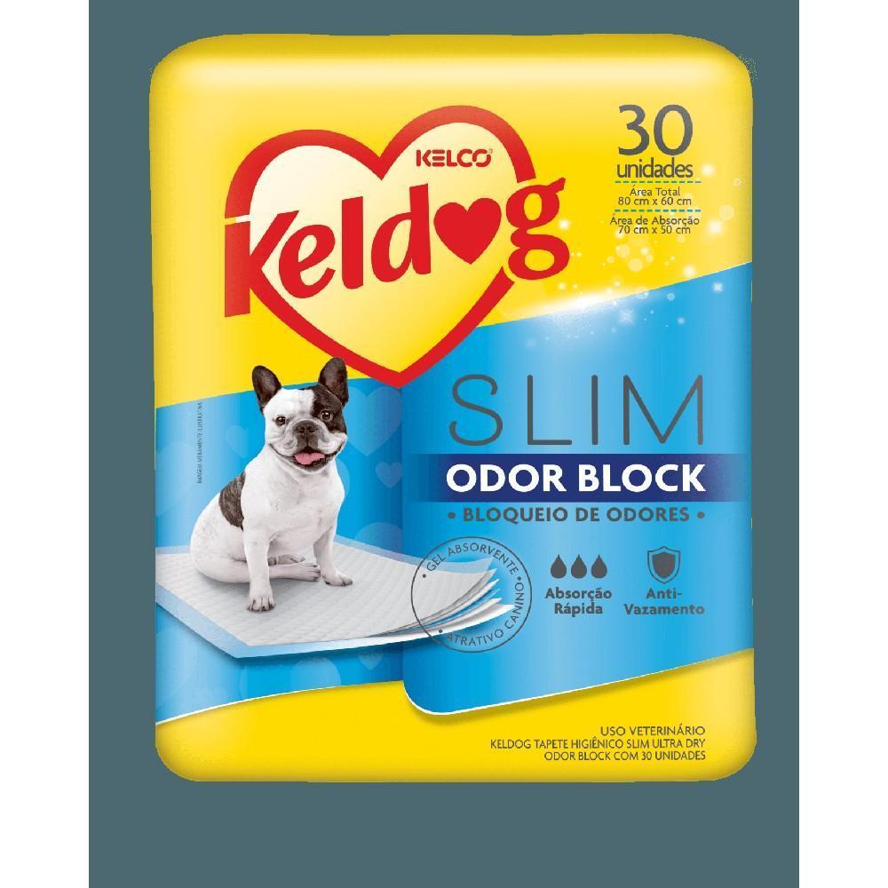 Tapete Higiênico Kelco Keldog Slim Odor Block 30 Unidades