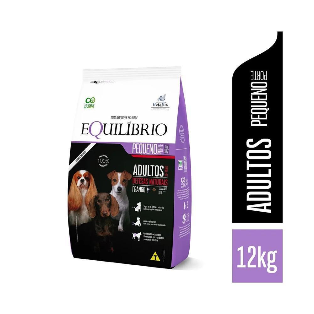 Ração Equilíbrio para Cães Adultos de Porte Pequeno 12kg