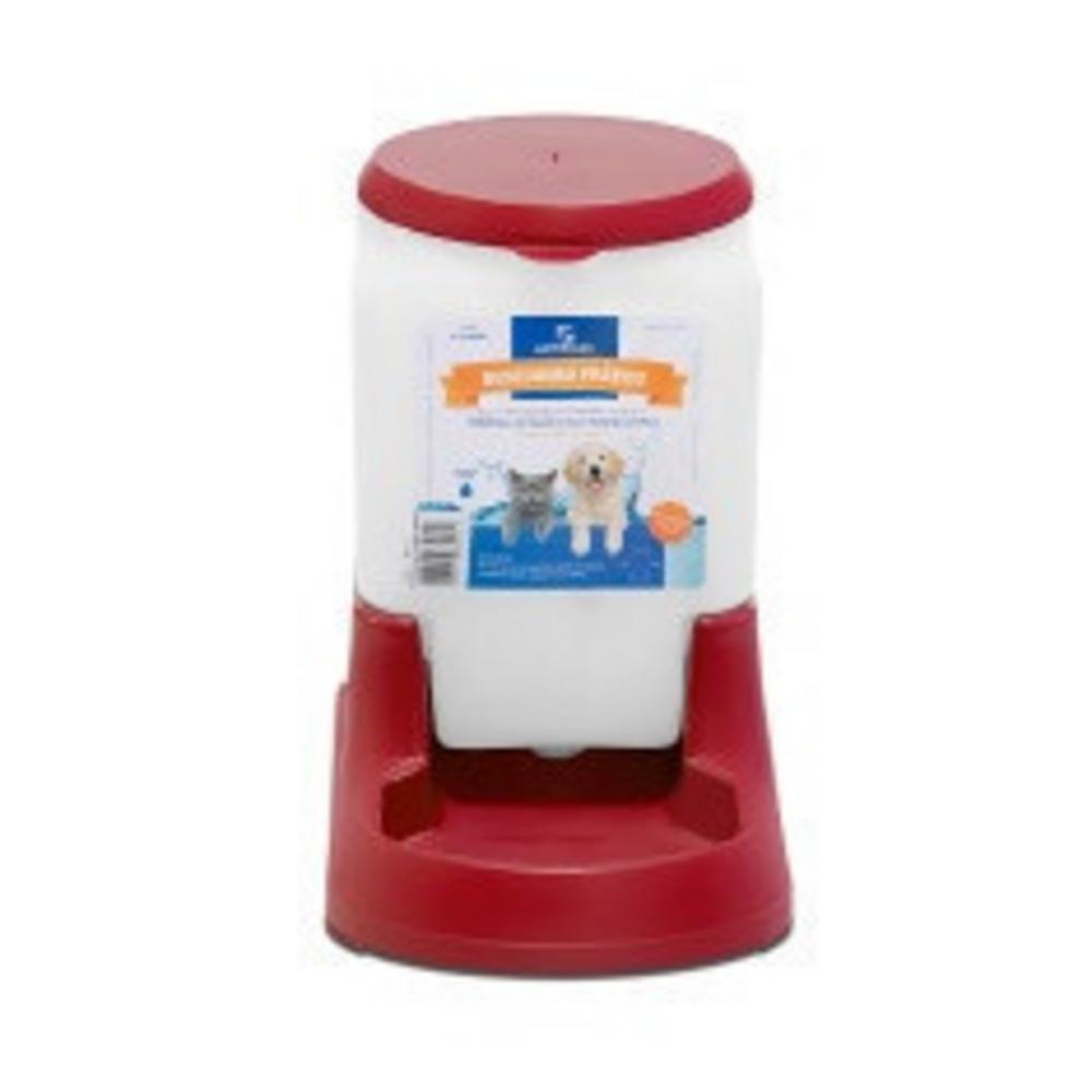 Bebedouro Alvorada Prático Auto Vermelho para Cães e Gatos 3l
