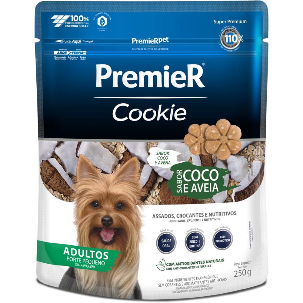 PremieR Cookie Cães Adultos Porte Pequeno Coco e Aveia 250 g