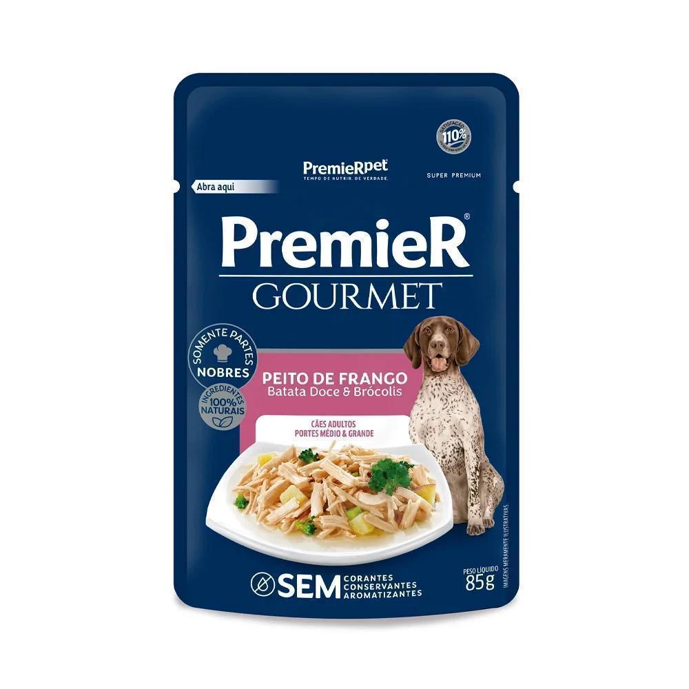 PremieR Gourmet Cães Adultos Frango, Batata Doce e Brócolis 85 g