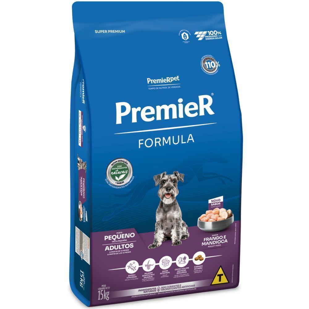 PremieR Formula Cães Adultos Porte Pequeno Frango e Mandioca 15 kg