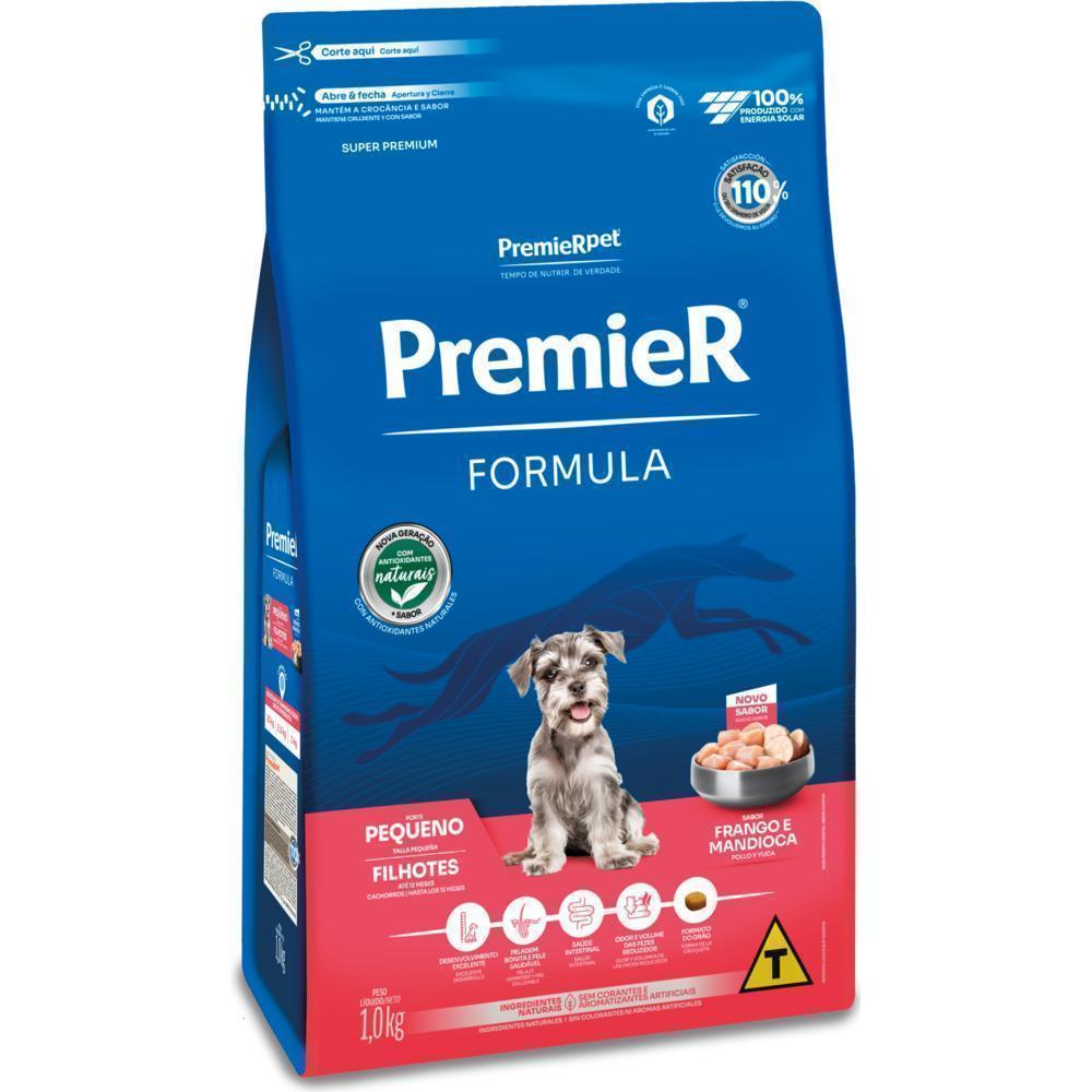 PremieR Formula Cães Filhotes Porte Pequeno Frango e Mandioca 1 kg
