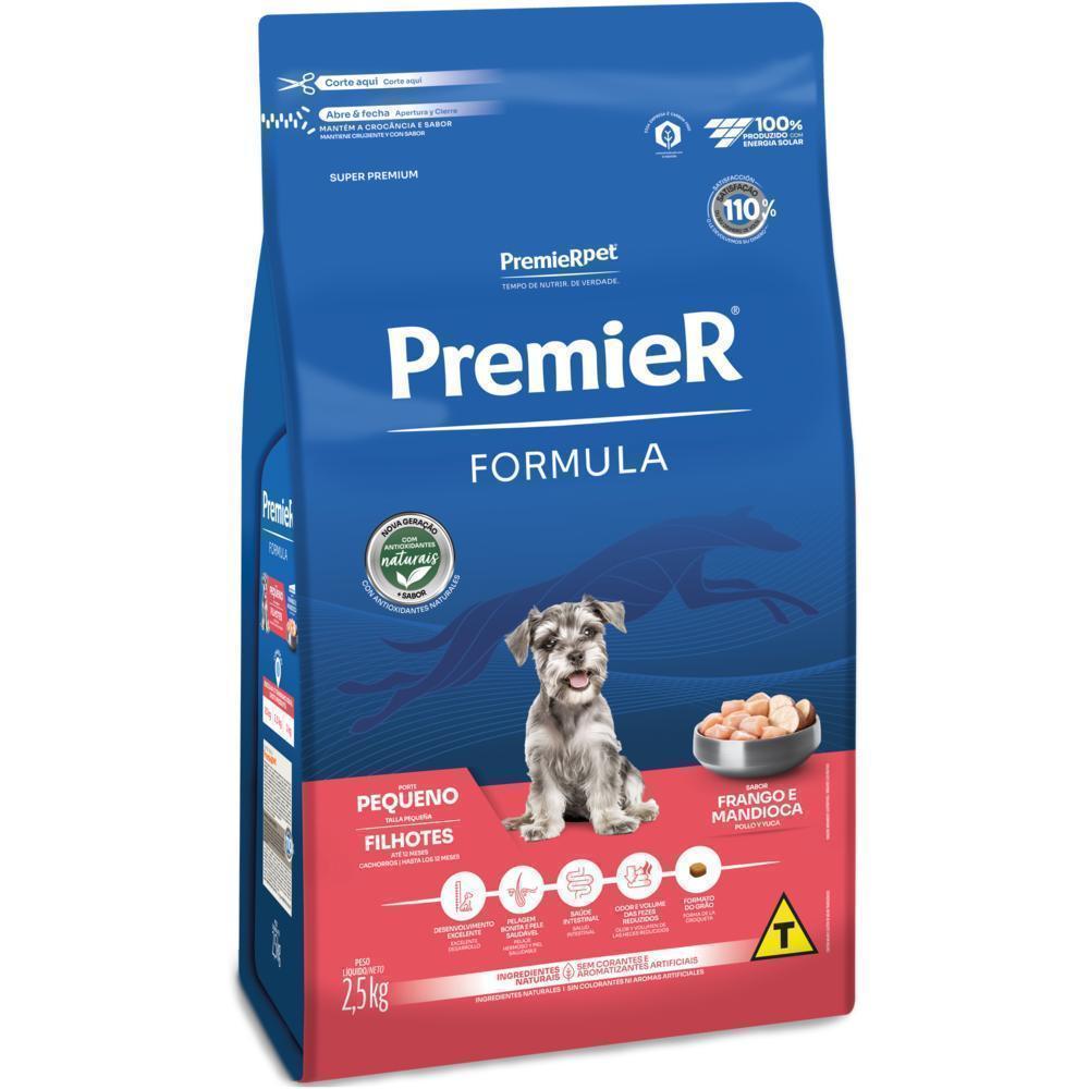 PremieR Formula Cães Filhotes Porte Pequeno Frango e Mandioca 2,5 kg