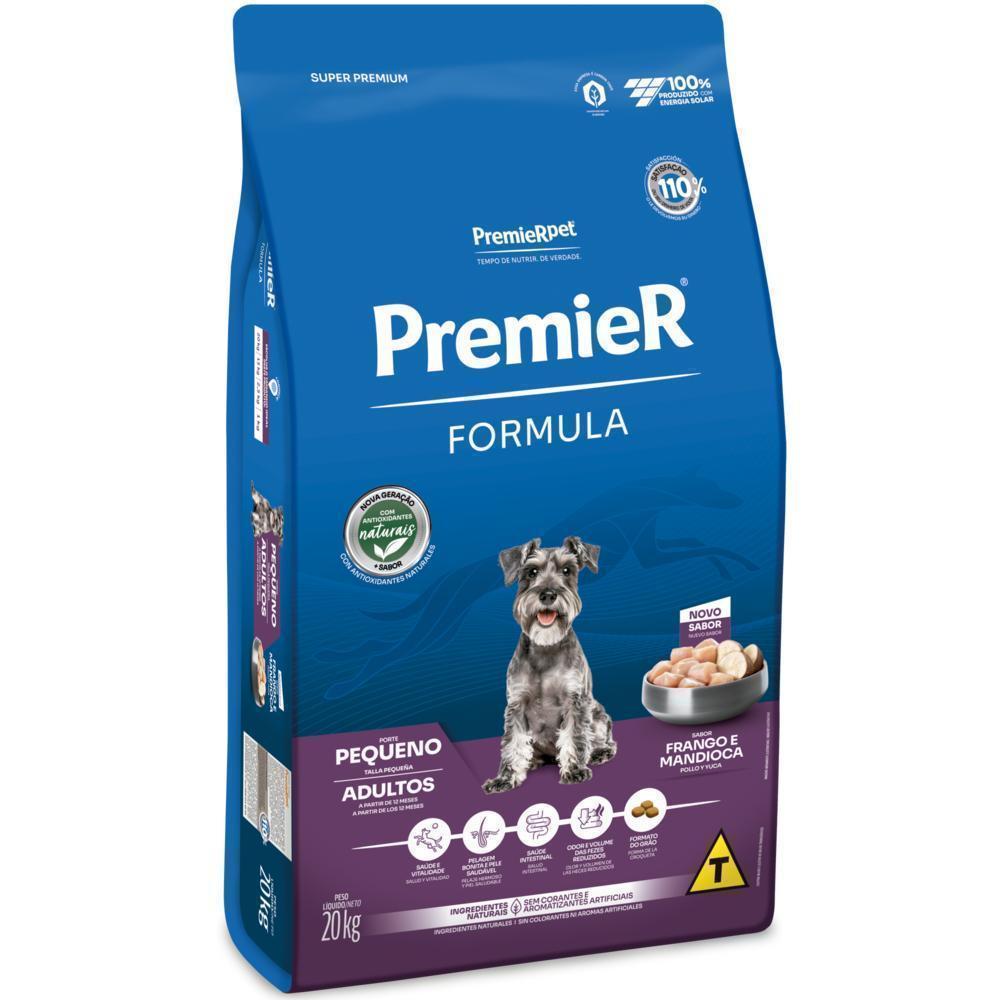 PremieR Formula Cães Adultos Porte Pequeno Frango e Mandioca 20 kg