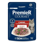 PremieR Gourmet Gatos Adultos Carne, Espinafre e Arroz Integral 70 g