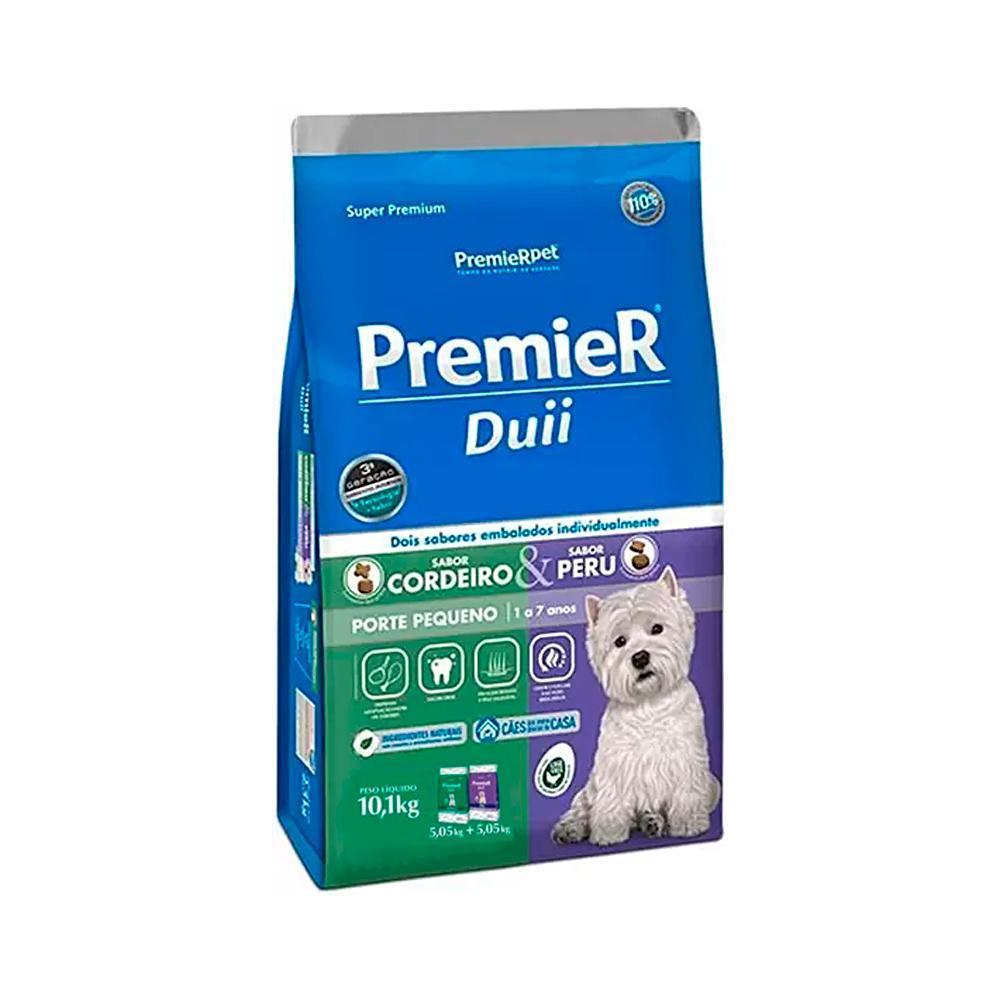 PremieR Ambientes Internos Cães Adultos Porte Pequeno Peru e Cordeiro Duii 10,1 kg