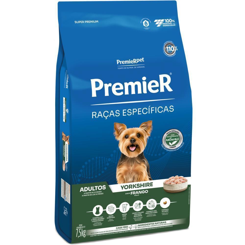 PremieR Raças Específicas Cães Adultos Yorkshire Frango 7,5 kg
