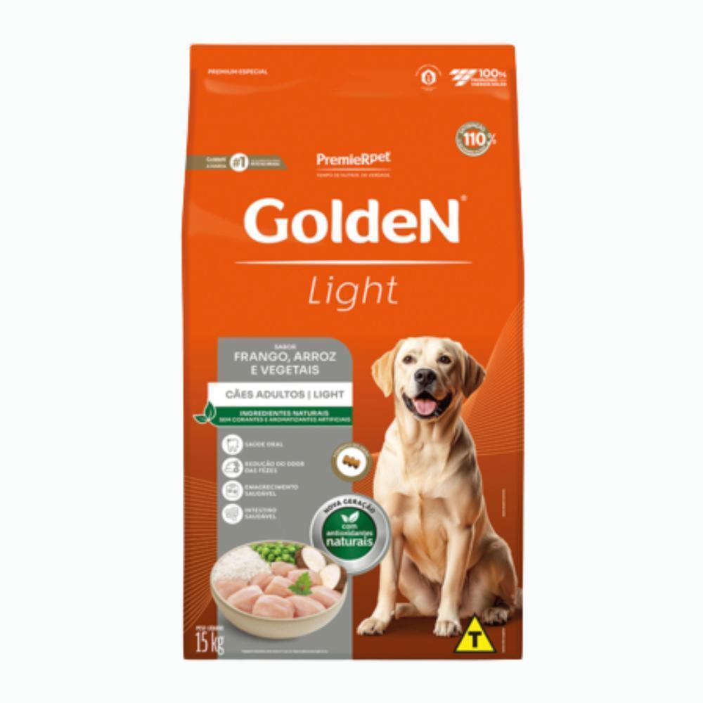 GoldeN Formula Cães Adultos Porte Grande Frango e Arroz Light 15 kg