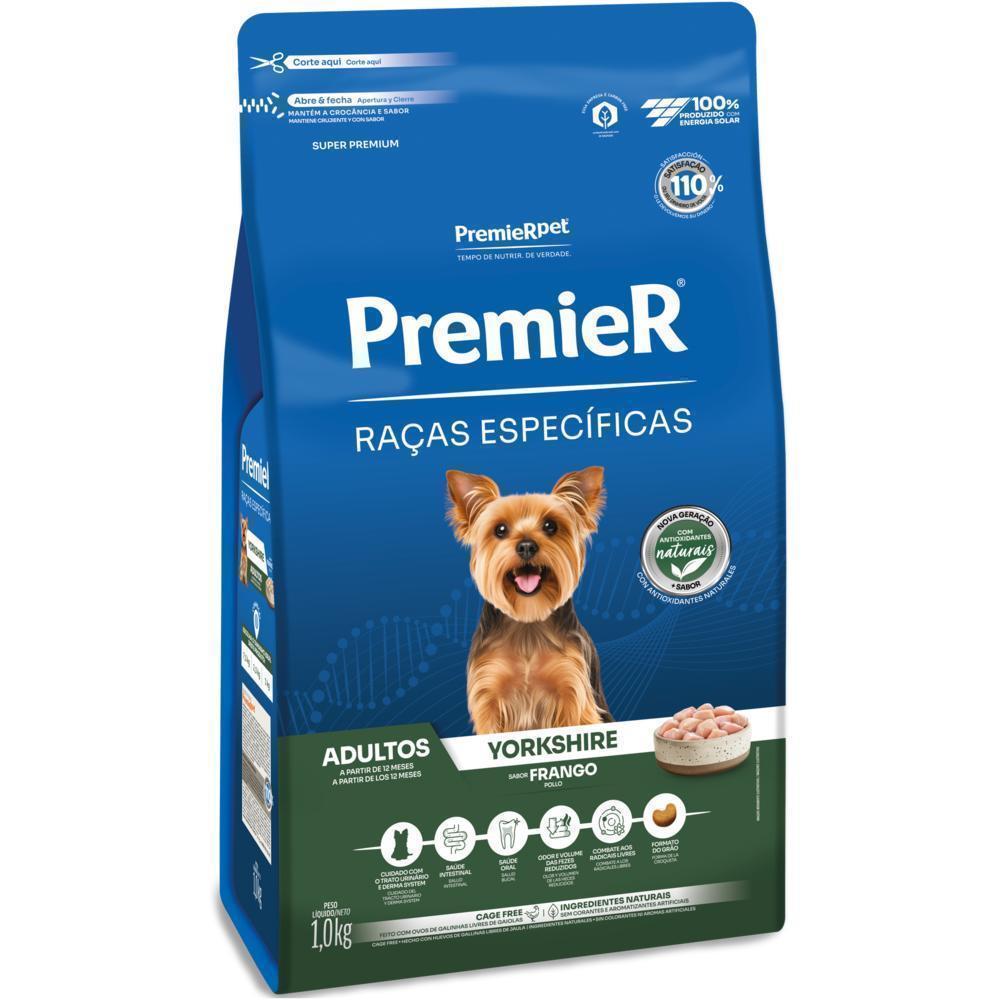 PremieR Raças Específicas Cães Adultos Yorkshire Frango 1 kg