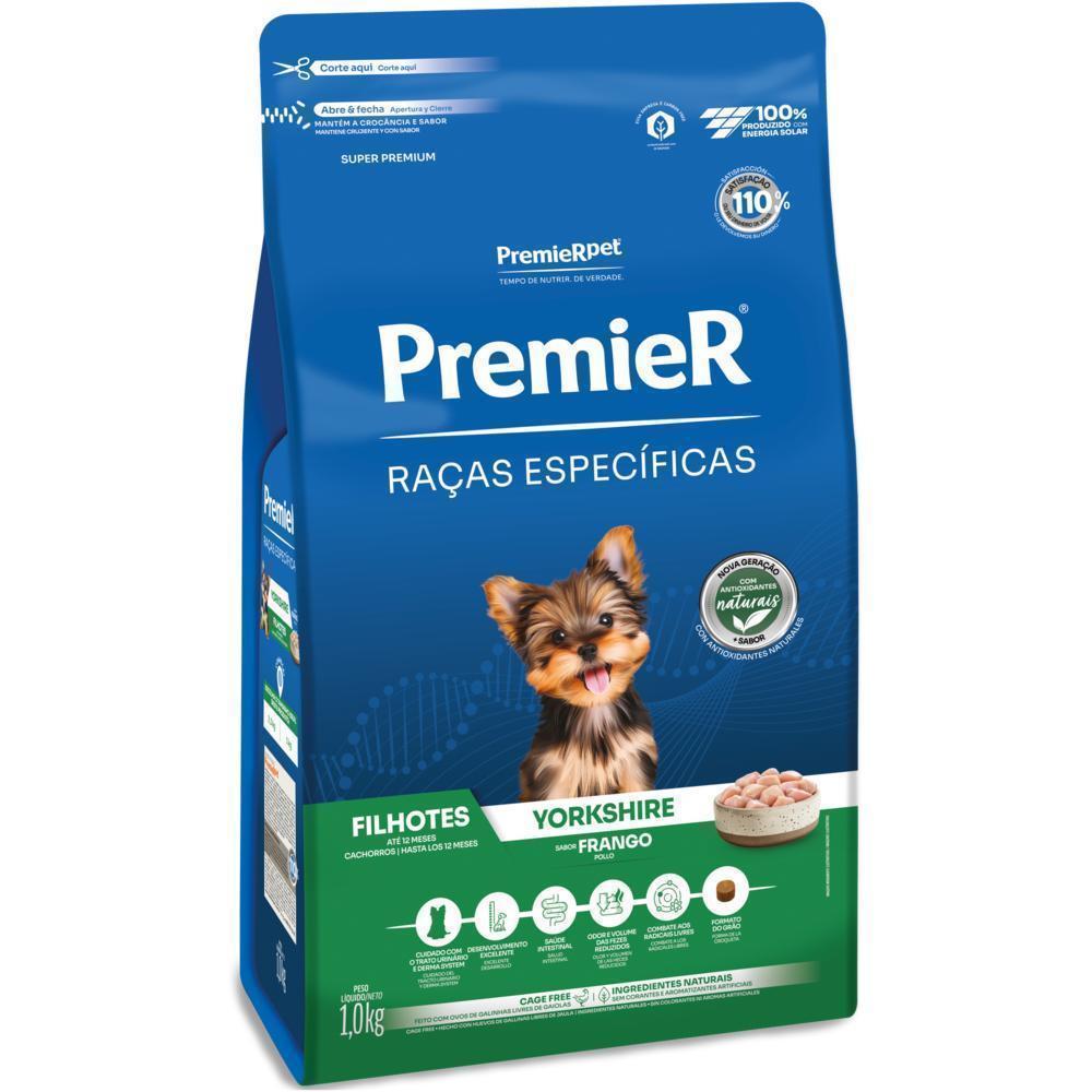 PremieR Raças Específicas Cães Filhotes Yorkshire Frango 1 kg