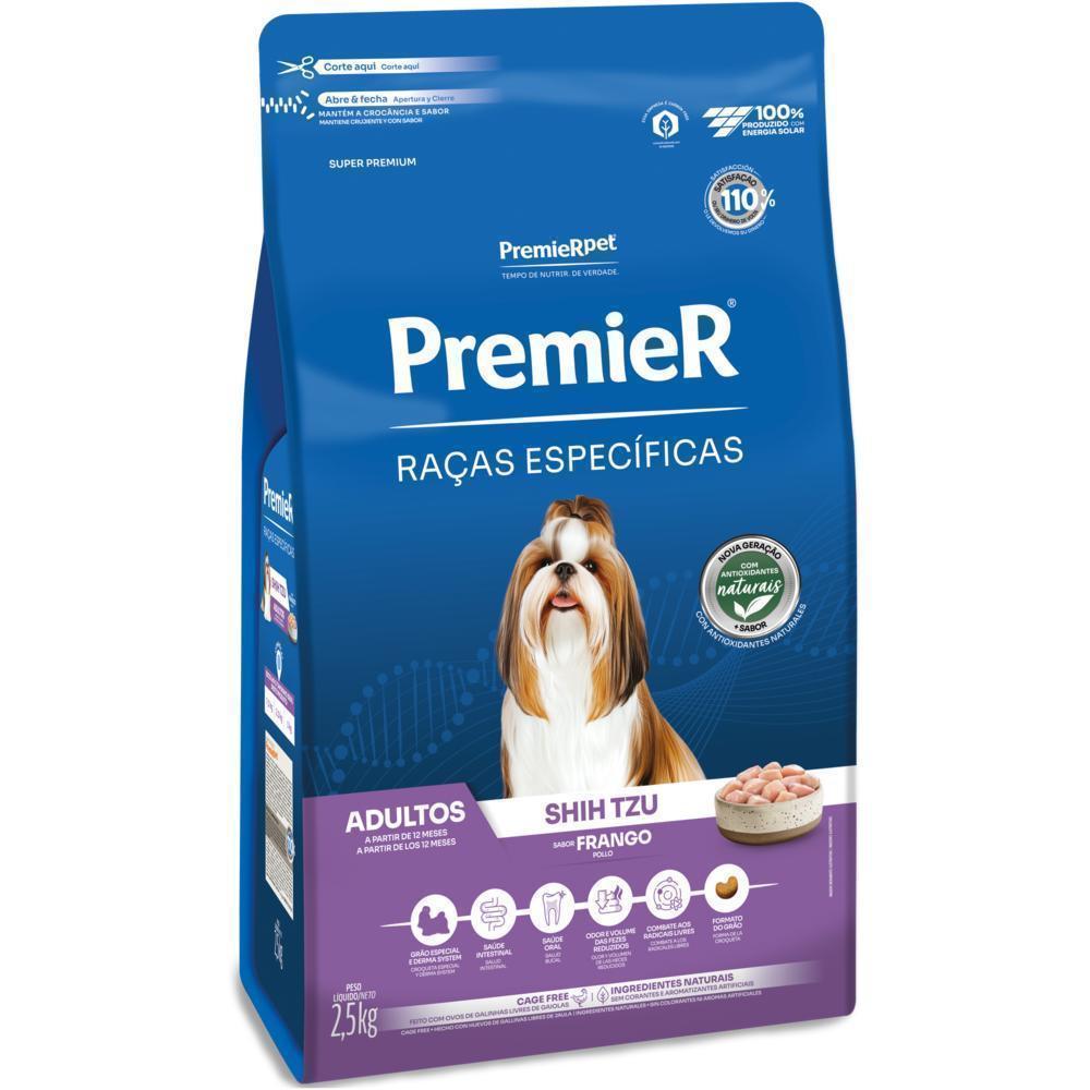 PremieR Raças Específicas Cães Adultos Shih Tzu Frango 2,5 kg