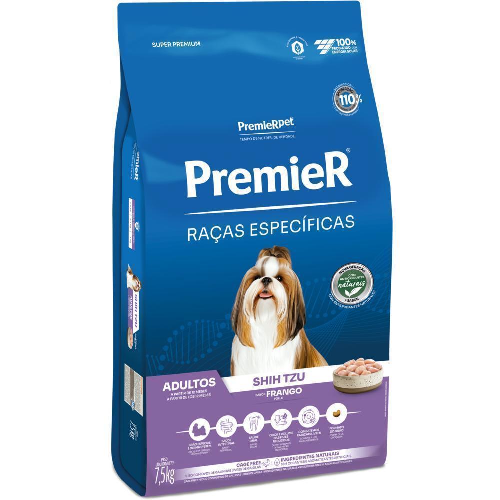 PremieR Raças Específicas Cães Adultos Shih Tzu Frango 7,5 kg