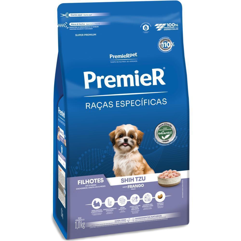 PremieR Raças Específicas Cães Filhotes Shih Tzu Frango 1 kg