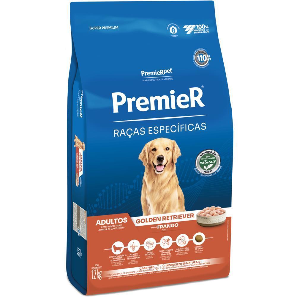PremieR Raças Específicas Cães Adultos Golden Retriever Frango 12 kg