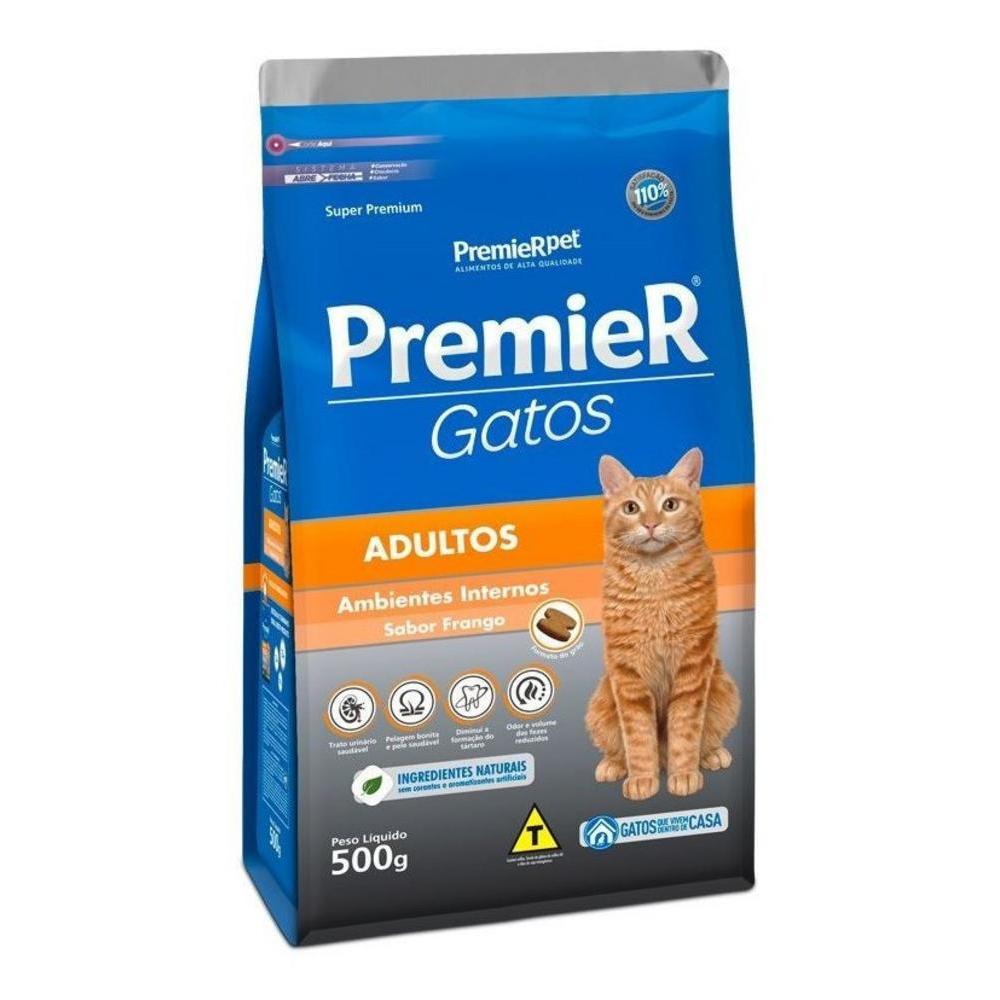 PremieR Gatos Adultos Frango 0,5 kg
