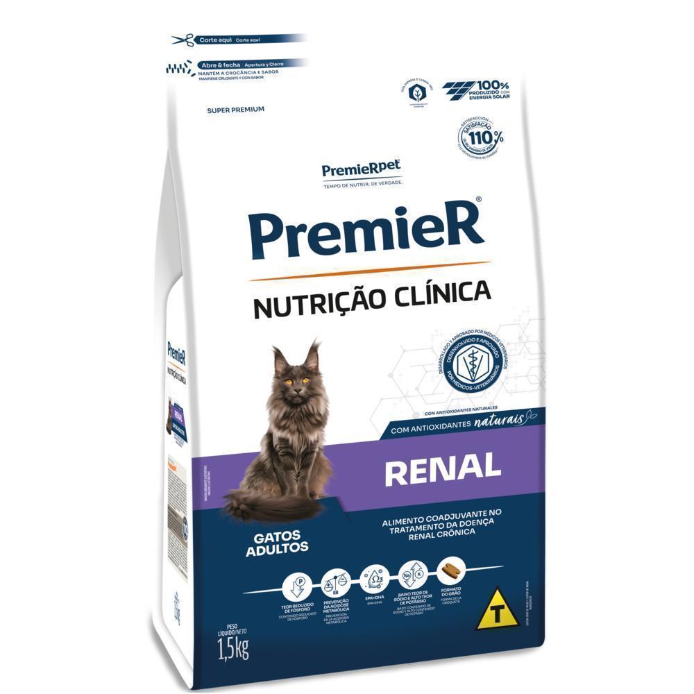 PremieR Nutrição Clínica Gatos Renal 1,5 kg