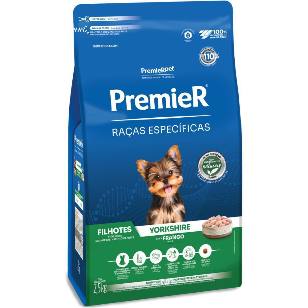 PremieR Raças Específicas Cães Filhotes Yorkshire Frango 2,5 kg