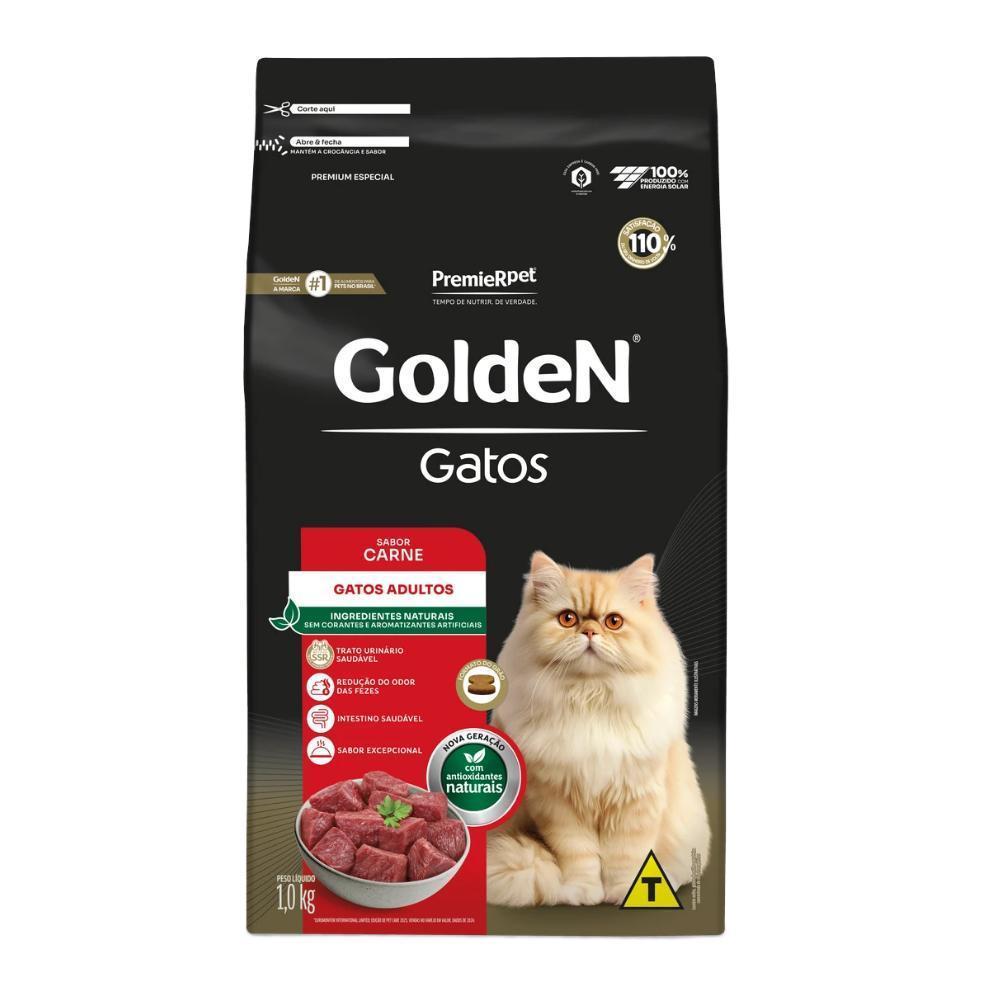 Golden Gatos Adultos Carne 1kg