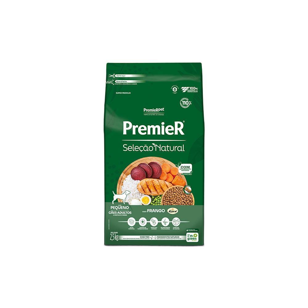 PremieR Seleção Natural Cães Adultos Porte Pequeno Frango Korin 2,5 kg