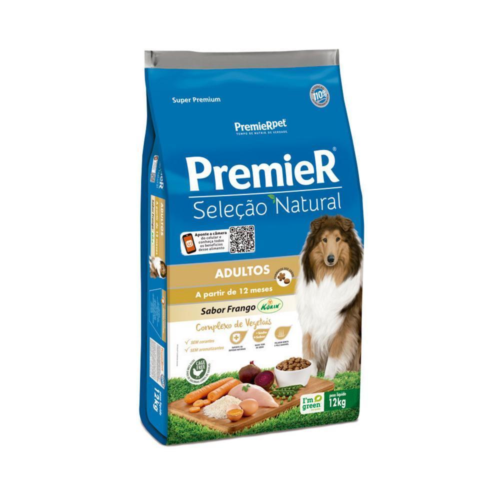 PremieR Seleção Natural Cães Adultos Frango Korin 12 kg