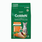 GoldeN Seleção Natural Gatos Adultos Frango e Arroz 1 kg