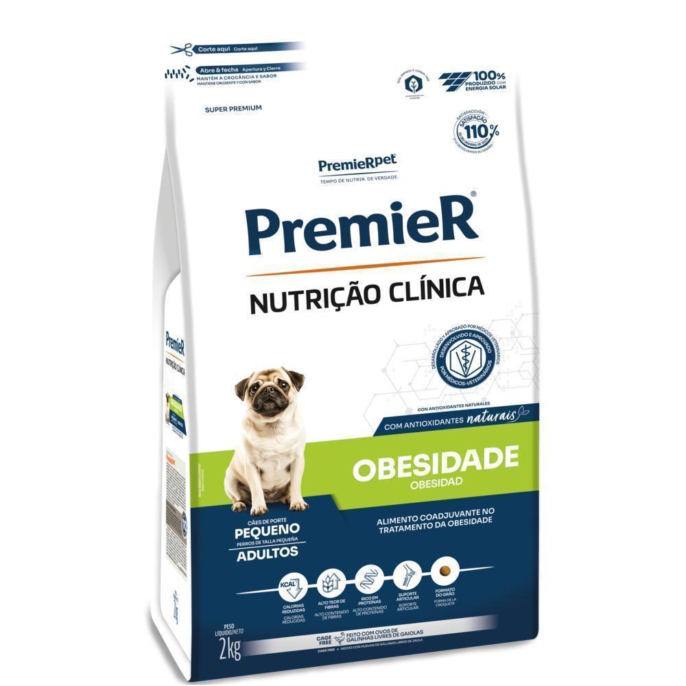 PremieR Nutrição Clínica Cães Porte Pequeno Obesidade 2 kg