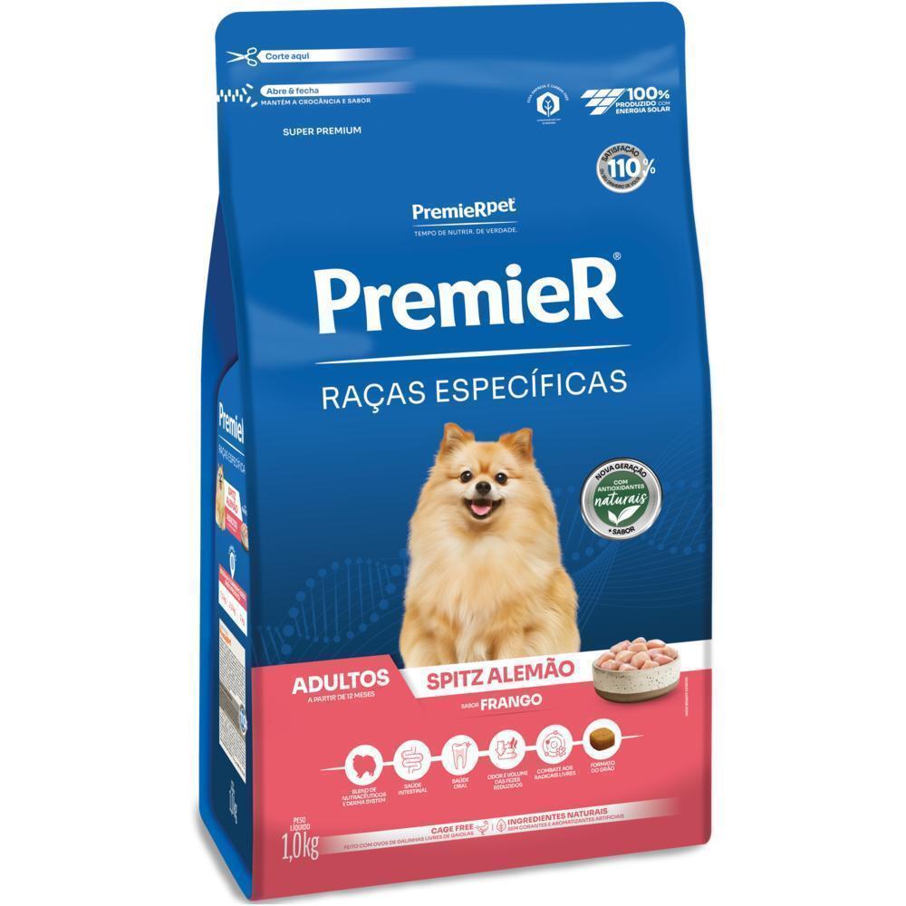 PremieR Raças Específicas Cães Adultos Spitz Alemão Frango 1 kg