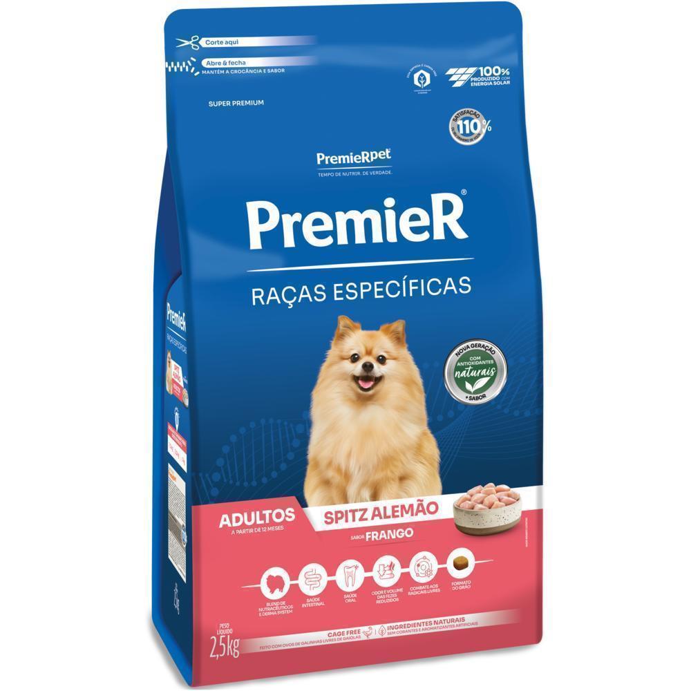 PremieR Raças Específicas Cães Adultos Spitz Alemão Frango 2,5 kg