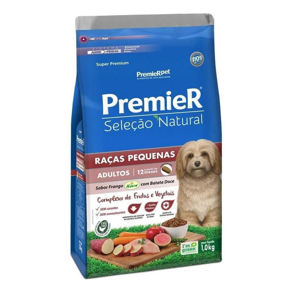 PremieR Seleção Natural Cães Adultos Porte Pequeno Frango Korin e Batata Doce 10,1 kg