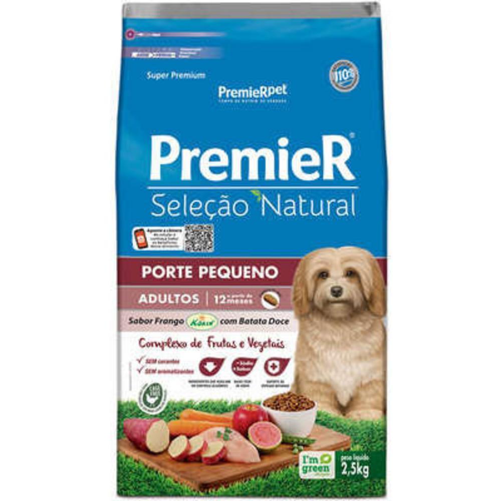 PremieR Seleção Natural Cães Adultos Porte Pequeno Frango Korin e Batata Doce 2,5 kg