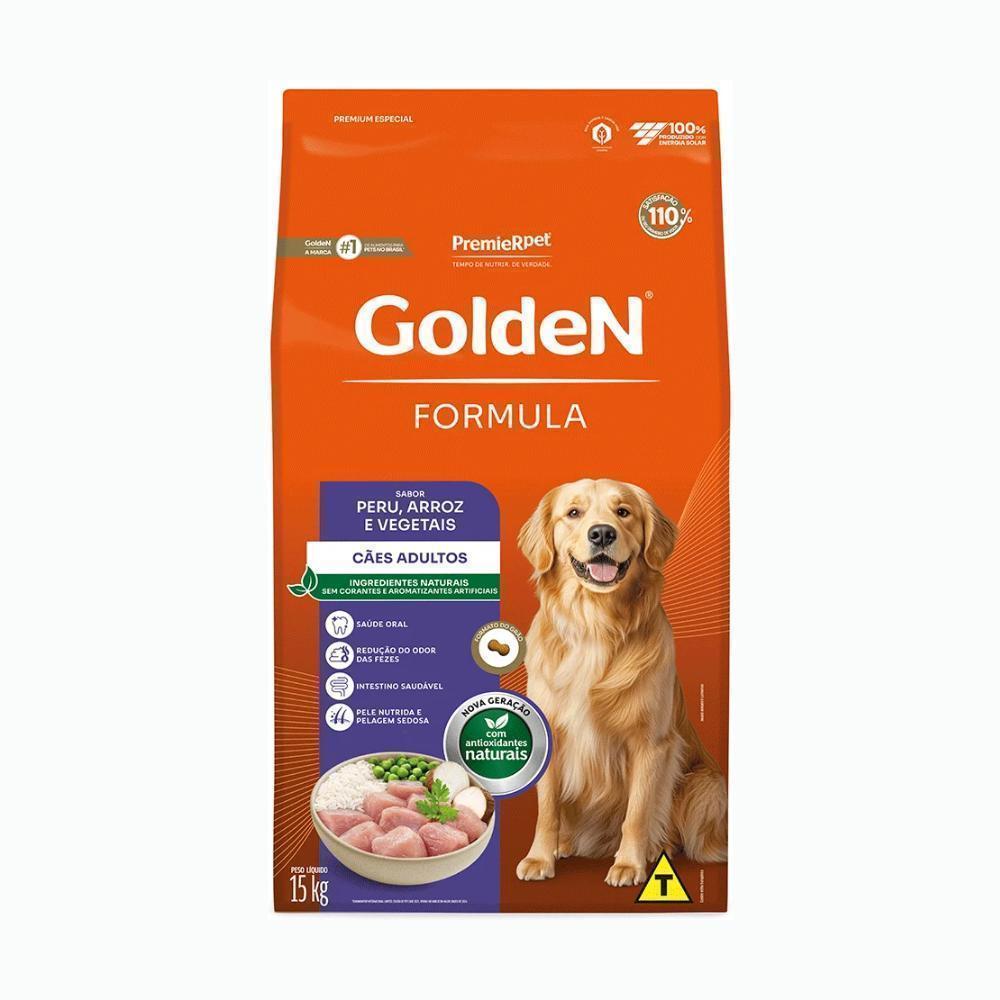 GoldeN Formula Cães Adultos Peru e Arroz 15 kg