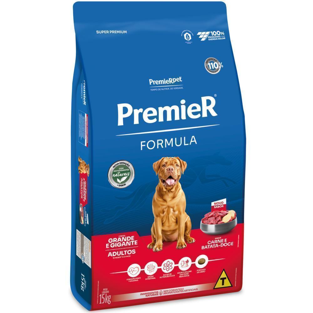 PremieR Formula Cães Adultos Porte Grande e Gigante Carne e Batata-doce 15 kg