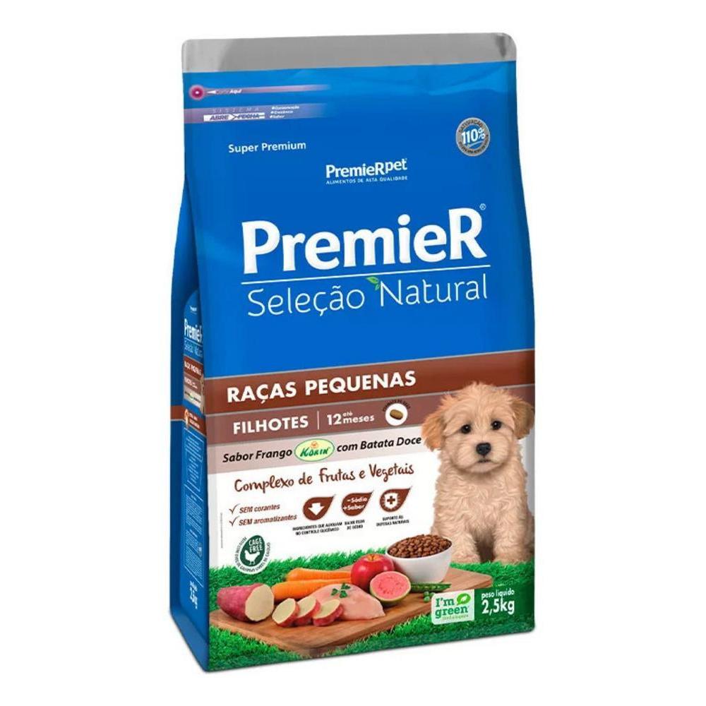 PremieR Seleção Natural Cães Filhotes Porte Pequeno Frango Korin 2,5 kg