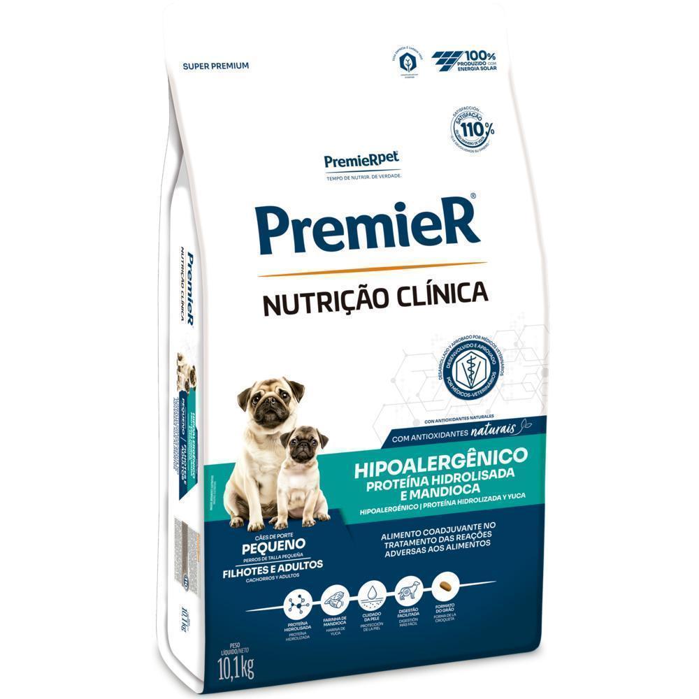 PremieR Nutrição Clínica Cães Porte Pequeno Hipoalergênico Proteína Hidrolisada 10,1 kg