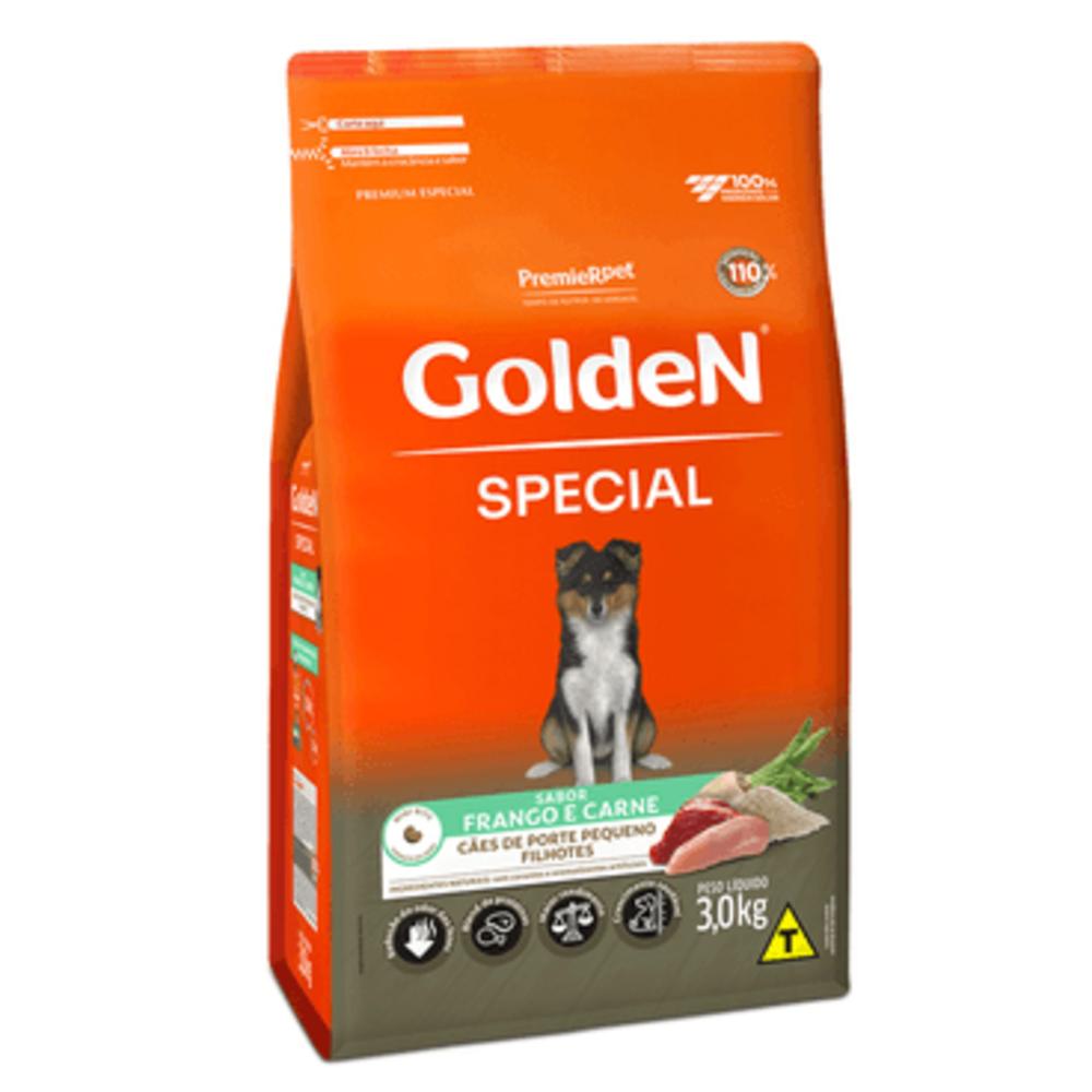 Ração Golden Caes Filhote Special Peq Porte 3 Kg