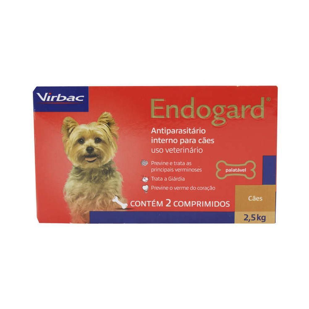 Vermífugo Endogard Cães até 2,5Kg