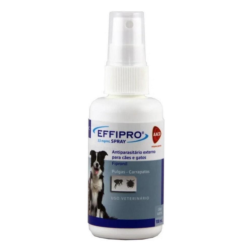 Antipulgas e Carrapatos Effipro Spray para Cães e Gato
