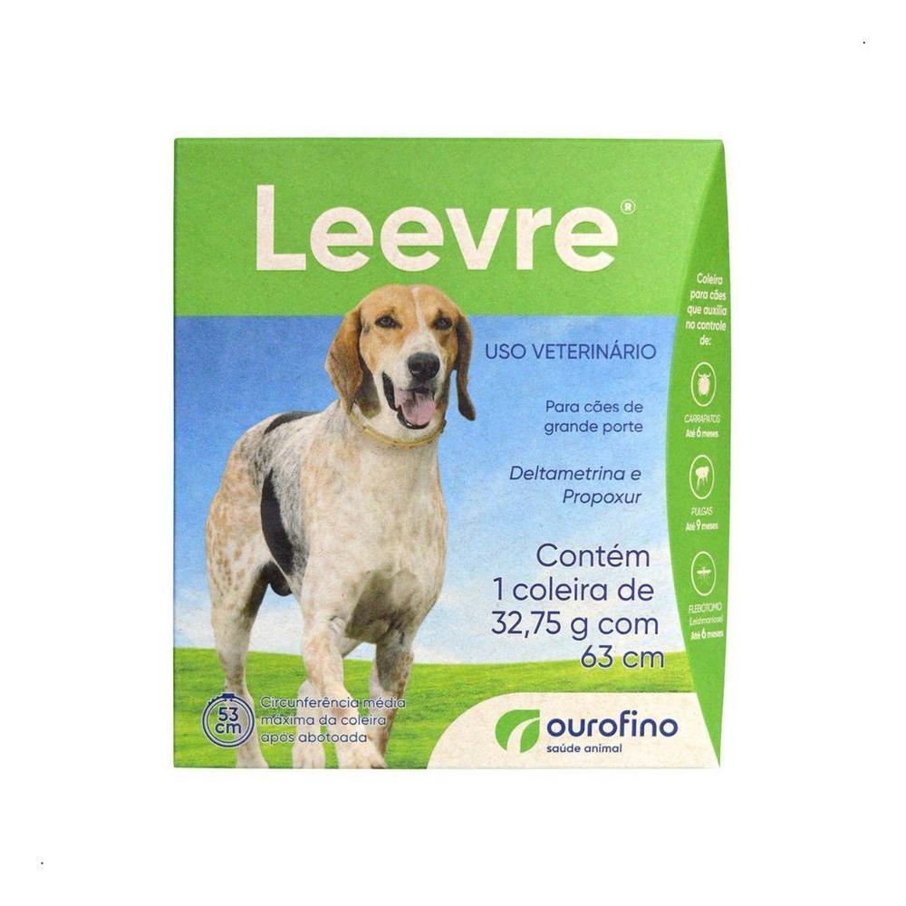 Coleira Leevre Antiparasitária 63cm