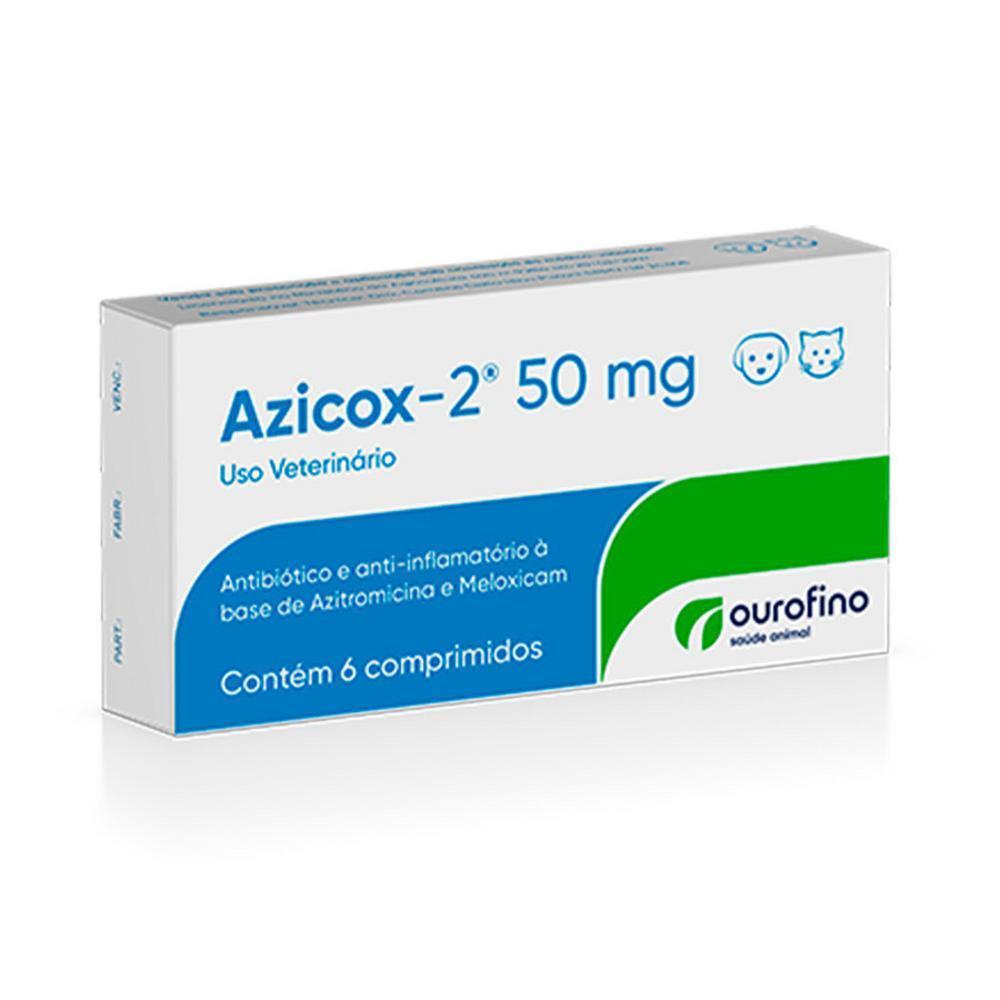 Azicox 2 50mg Ourofino 6 Comprimidos