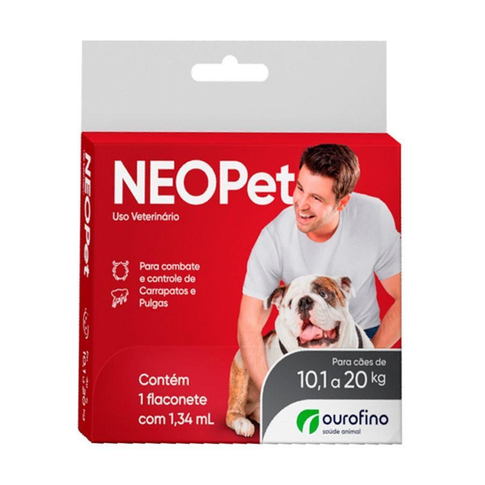 Antipulgas e Carrapatos Neopet Ourofino para Cães 10,1kg a 20kg
