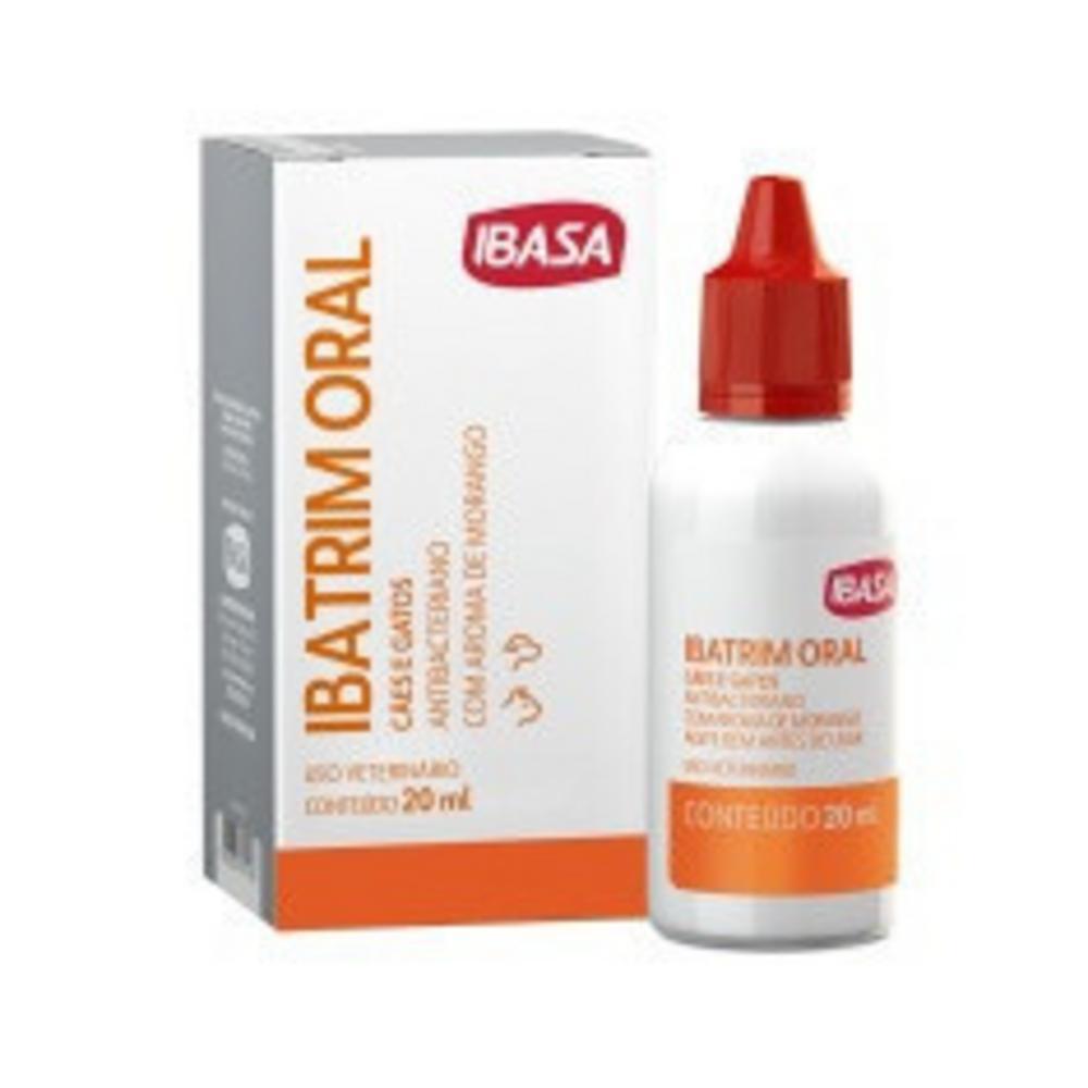 Antibiótico Ibasa Ibatrim Oral para Cães e Gatos