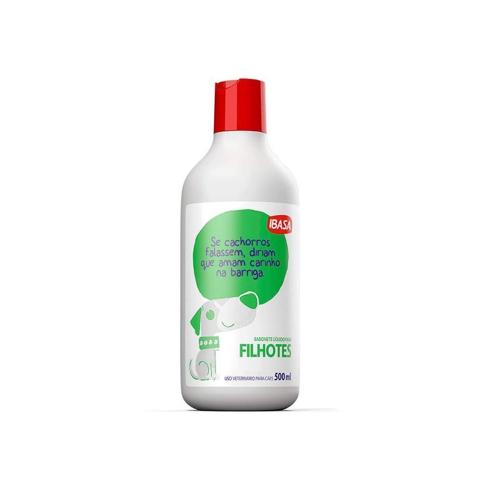 Sabonete Líquido Ibasa para Cães Filhotes 500ml