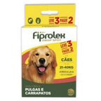 Combo Antipulgas e Carrapatos Fiprolex Drop Spot Ceva para Cães de 21 até 40kg Leve 3 Pague 2
