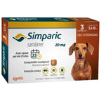 Antipulgas Simparic para Cães de 5,1 a 10 Kg (20 mg) 1 comprimido