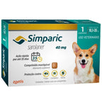 Antipulgas Cães Simparic 40Mg 10,1 À 20Kg Zoetis 1 Comprimido