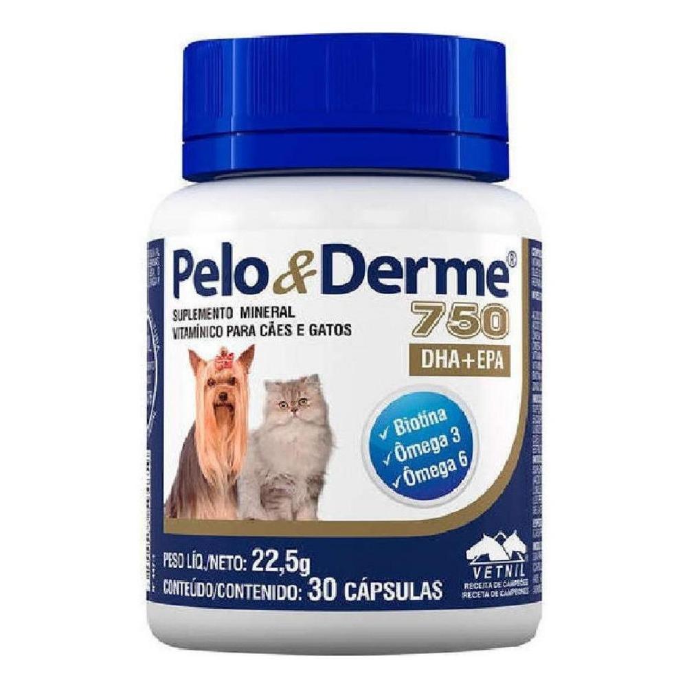 Pelo & Derme 750 30 Comp