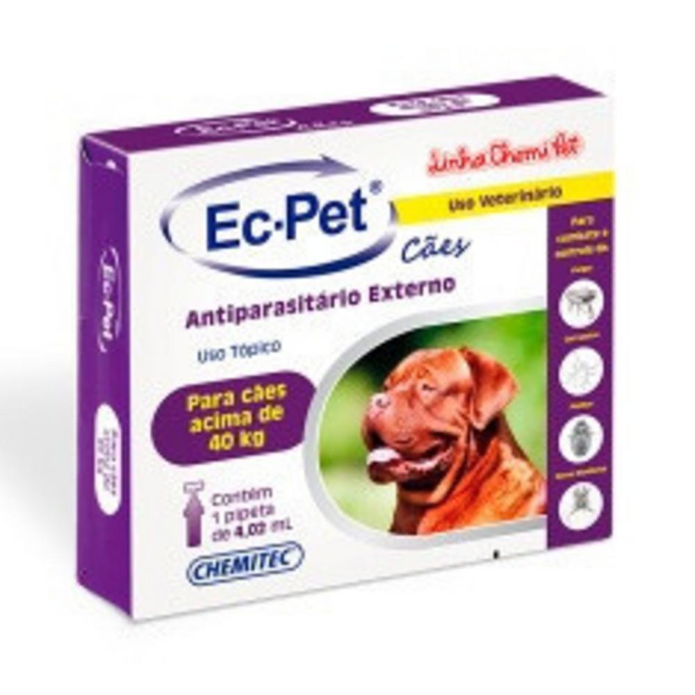 Antipulgas e Carrapaticida Ec-Pet Chemitec para Cães acima de 40kg